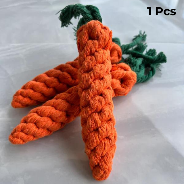 Carrot Chomp Dog Toy