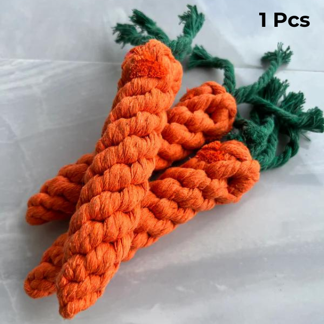 Carrot Chomp Dog Toy